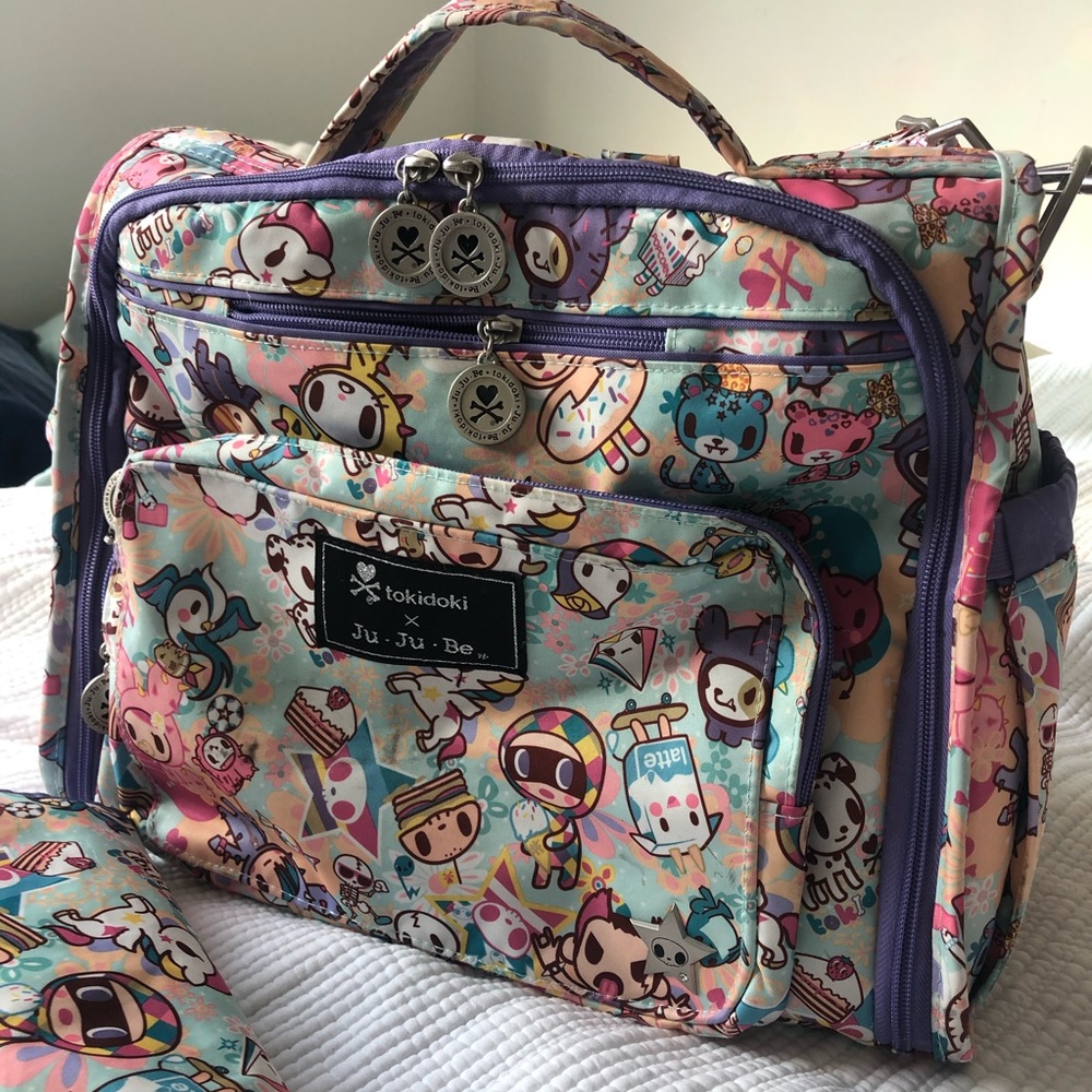 Jujube x Tokidoki BFF Diaper Bag and Changing Mat